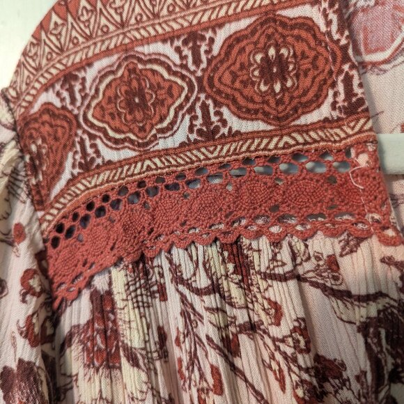 Knox Rose wrap style maxi dress size 2x - Picture 11 of 11